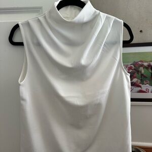 Elegant White Sleeveless Top
